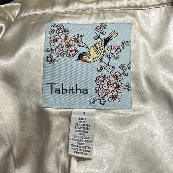 Anthropology Tabitha black dress coat size 4 - Picture 3 of 3